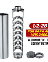 1/2-28 5/8-24 Car Fuel Filters, Fuel Trap Solvent Filter NaPa 4003 WIX 24003 Car Solvent Automobiles Filters