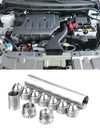 11Pcs 1/2-28 5/8-24 Fuel Filters Fuel Trap Solvent Filter 1X6 NAPA 4003 WIX 24003 6061T6 Automobiles Filters Parts Black SR