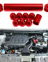 11pcs Aluminum 1/2-28 Car Fuel Filter Fuel Solvent Trap Fuel Filter Kit 1x6 NAPA 4003 WIX 24003
