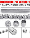 Aluminum 1/2-28 5/8-24 Car Fuel Filter 1X6 Car Solvent Trap NAPA 4003 WIX 24003 WLRAFF016