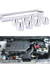 Aluminum 1/2-28 5/8-24 Car Fuel Filter 1X6 Car Solvent Trap Fit NAPA 4003 WIX 24003 Filters Parts RSOFI017