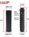 6 Inch Aluminium Spiral 1/2-28 5/8-24 Single Core Car Fuel Filter NAPA 4003 WIX 24003 Fuel Trap Solvent Filters