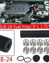 Pcmos 1/2-28 5/8-24 End Cap Fuel Filters Fuel Trap Solvent Filter NAPA 4003 WIX 24003 6061T6 Automobiles Filters Cups