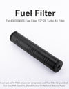 Solvent Trap Kit Fuel Trap/Solvent Filter 1/2-28" Thread Turbo Air Filter Low Profile For NAPA 4003/WIX 24003
