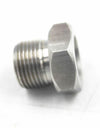 5/8-24 TO 13/16-16 OIL FILTER ADAPTER THREADED SCREW STAINLESS STEEL for NAPA WIX